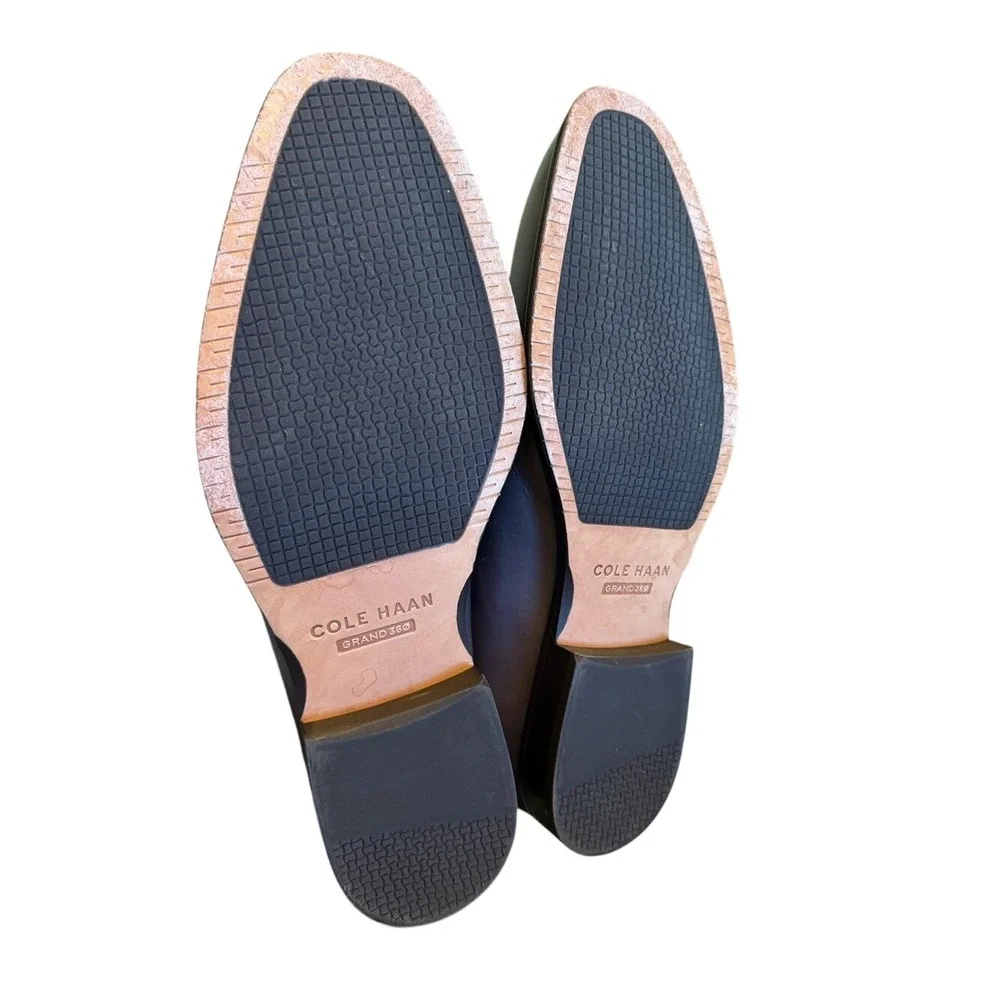 Cole Haan Men Modern Classics Leather Penny Loafers Sz 11 Grand 360 Cushion Gray